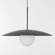 Pendul TK Lighting SLATE metal, sticla, negru, alb, E27 - TK-10637