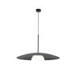 Pendul TK Lighting SLATE metal, sticla, negru, alb, E27 - TK-10637