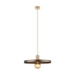 Pendul TK Lighting SILA metal, maro, E27 - TK-10758