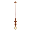 Pendul TK Lighting TOWER metal, caramiziu, E27 - TK-10869