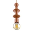 Pendul TK Lighting TOWER metal, caramiziu, E27 - TK-10869
