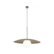 Pendul TK Lighting SLATE metal , sticla, bej, alb, E27 - TK-10910
