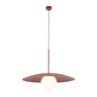 Pendul TK Lighting SLATE metal , sticla, caramiziu, alb, E27 - TK-10911