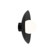 Aplica de perete TK Lighting SLATE metal, sticla, negru, G9 - TK-10934