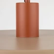 Pendul TK Lighting SILA metal, bej, caramiziu, E27 - TK-10955
