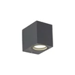 Aplica de perete de exterior TK Lighting AXIS metal, gri, GU10, IP44 - TK-10969
