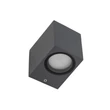 Aplica de perete de exterior TK Lighting AXIS metal, gri, GU10, IP44 - TK-10969