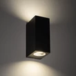 Aplica de perete de exterior TK Lighting AXIS metal, sticla, gri, GU10, IP44 - TK-10970