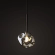 Pendul TK Lighting LAVA metal, sticla, maro, chihlimbar, G9 - TK-11025