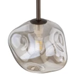 Pendul TK Lighting LAVA metal, sticla, maro, chihlimbar, G9 - TK-11025