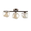 Plafoniera TK Lighting LAVA metal, sticla, maro, chihlimbar, G9 - TK-11035