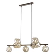 Pendul TK Lighting LAVA metal, sticla, maro, chihlimbar, G9 - TK-11037