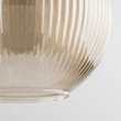 Pendul TK Lighting SOPHIA metal, sticla, negru, chihlimbar, E14 - TK-11040