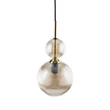 Pendul TK Lighting SOPHIA metal, sticla, negru, chihlimbar, E14 - TK-11040