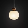 Pendul TK Lighting BALLO metal, sticla, bej, alb, E14 - TK-11049