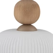 Pendul TK Lighting BALLO metal, sticla, bej, alb, E14 - TK-11049