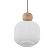 Pendul TK Lighting BALLO metal, sticla, bej, alb, E14 - TK-11049