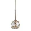 Pendul TK Lighting LAVA metal, sticla, bej, chihlimbar, G9 - TK-11106