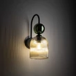 Aplica de perete TK Lighting SOPHIA metal, sticla, negru, verde, chihlimbar, E14 - TK-11143