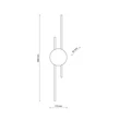 Aplica de perete TK Lighting JAVA metal, negru, LED, 24W, 3000K, 1200Lm - TK-1367