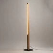Lampadar TK Lighting TEO metal, lemn, plastic, negru, maro, LED, 13W, 3000K, 2147 Lm - TK-1391