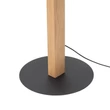 Lampadar TK Lighting TEO metal, lemn, plastic, negru, maro, LED, 13W, 3000K, 2147 Lm - TK-1391