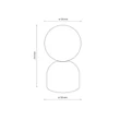 Veioza TK Lighting MIKI sticla, alb, G9 - TK-16037