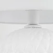Veioza TK Lighting SANTANA sticla, textil, alb, E27 - TK-16046