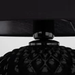 Veioza TK Lighting SANTANA sticla, textil, negru, E27 - TK-16047