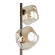 Lampadar TK Lighting LAVA metal, sticla, maro, chihlimbar, G9 - TK-16150