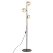 Lampadar TK Lighting LAVA metal, sticla, maro, chihlimbar, G9 - TK-16150