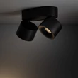 Plafoniera TK Lighting SPARK DUO metal, negru, LED, 10W, 3000K, 1531 Lm - TK-18164