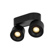 Plafoniera TK Lighting SPARK DUO metal, negru, LED, 10W, 3000K, 1531 Lm - TK-18164