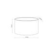 Aplica de perete de exterior TK Lighting VERTO metal, negru, LED, 5W, 3000K, 650 Lm, IP54 - TK-18183