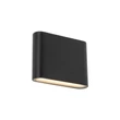 Aplica de perete de exterior TK Lighting ARWENA metal, negru, LED, 3W, 3000K, 360 Lm, IP54 - TK-18184