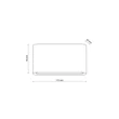 Aplica de perete de exterior TK Lighting ARWENA metal, negru, LED, 6W, 3000K, 680 Lm, IP54 - TK-18185