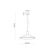 Pendul TK Lighting JUMP metal, negru, E27 - TK-1831