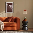Pendul TK Lighting DUO metal, textil, caramiziu, natur, E27 - TK-2785