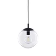 Pendul TK Lighting ESME metal, sticla, negru, transparent, E27 - TK-3266