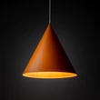 Pendul TK Lighting CONO metal, portocaliu, E27 - TK-3280