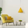 Pendul TK Lighting CONO metal, galben, E27 - TK-3281