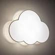Plafoniera TK Lighting CLOUD metal, textil, plastic, bej, alb, E27 - TK-4336