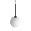 Pendul TK Lighting MARTIN metal, sticla, negru, alb, G9 - TK-4502