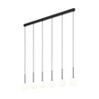 Pendul TK Lighting MARTIN metal, sticla, negru, alb, G9 - TK-4504