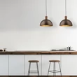 Pendul TK Lighting OSLO metal, lemn, maro, E27 - TK-4508
