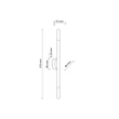 Aplica de perete TK Lighting NOBLE metal, lemn, sticla, maro, G9 - TK-4523