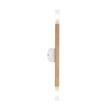 Aplica de perete TK Lighting NOBLE metal, lemn, sticla, maro, G9 - TK-4523