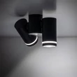 Plafoniera TK Lighting JET metal, negru, GU10 - TK-4539