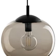 Pendul TK Lighting VIBE metal, sticla, negru, topaz, E27 - TK-4676