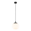 Pendul TK Lighting VIBE metal, sticla, negru, alb, E27 - TK-4759